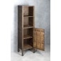 Unité de rangement BRAND 40x140x30cm, épicéa droite/tachée
