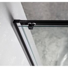 SIGMA SIMPLY BLACK Enveloppe de douche rectangulaire 900x800 mm, option L/R, entrée de coin