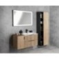 ESPACE Unité de rangement 35x172x32cm, porte 2x, gauche/droite/ chêne Alabama