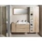 ESPACE Unité de rangement 35x172x32cm, porte 2x, gauche/droite/ chêne Alabama
