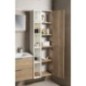 ESPACE Unité de rangement 35x172x32cm, porte 2x, gauche/droite/ chêne Alabama
