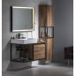 SKARA Cabinet 35x171x32cm, porte 2x, gauche/droite, noir mat/Oak Collingwood SKARA Cabinet 35x171x32cm, porte 2x, gauche/droite, noir mat/Oak Collingwood