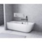 SUSSI L Cast Marble Bain de qualité 150x70x50cm, blanc