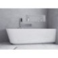 SUSSI R Cast Marble Bain de qualité 150x70x50cm, blanc