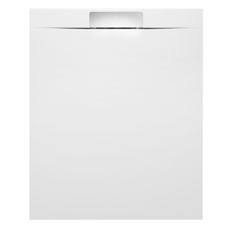 KAZUKO Cast Marble Shower Tray, 110x90 cm, blanc