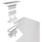 KAZUKO Déchet de plateau douche, DN40, couverture noire