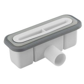 KAZUKO Déchet de plateau douche, DN40, couverture noire