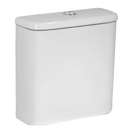 DARIO Réservoir d'eau en céramique pour les toilettes fermées, blanc