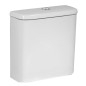 DARIO Réservoir d'eau en céramique pour les toilettes fermées, blanc