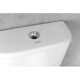 DARIO Réservoir d'eau en céramique pour les toilettes fermées, blanc