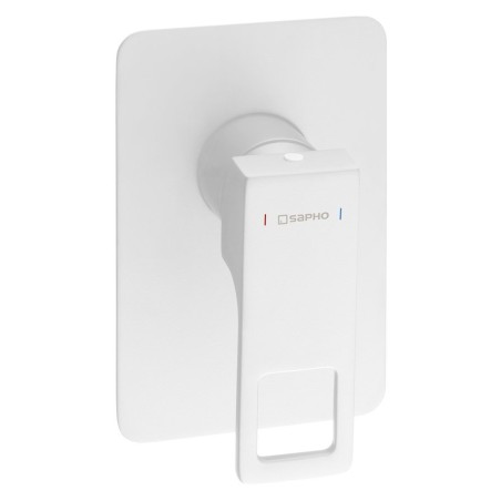 FORATA Robinet de douche de 1-Way, blanc mat