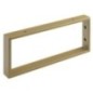 Support Bracket 350x150x40mm, acier peint, mat d'or