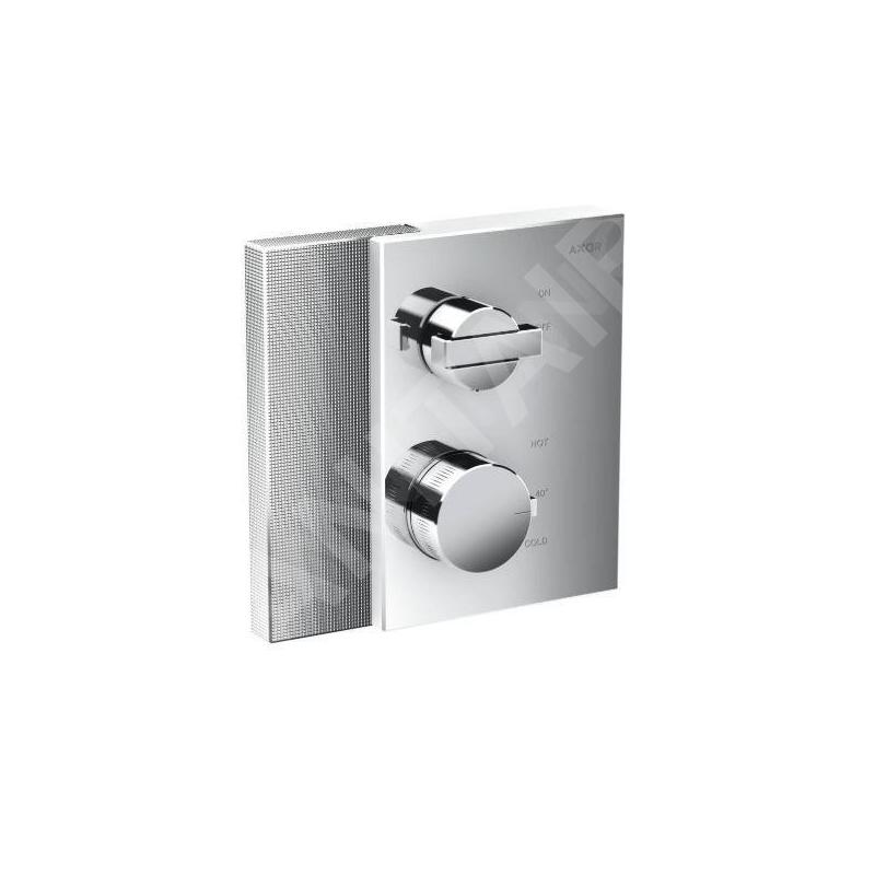 Axor Edge - Robinet thermostatique encastré, chrome/coupe diamant 46751000