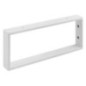 Support Bracket 350x150x40mm, acier peint, tapis blanc