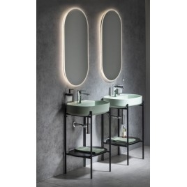 PUNO piédestal sous l'évier 550x795x396mm, noir