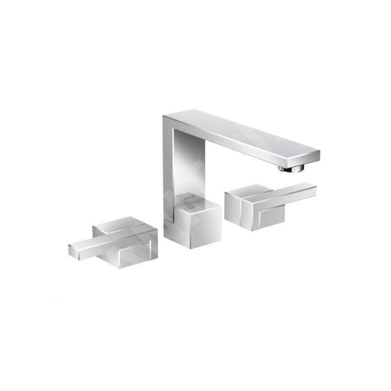 Axor Edge - Mélangeur de lavabo avec bonde, 3 trous, chrome 46050000