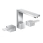Axor Edge - Mélangeur de lavabo avec bonde, 3 trous, chrome 46050000