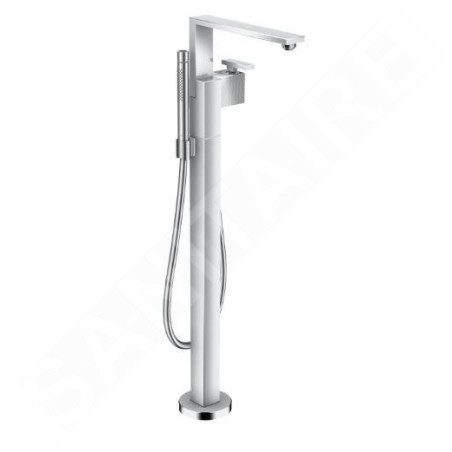 Axor Edge - Mitigeur de douche encastré au sol, chrome/coupe diamant 46441000