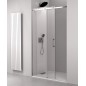 Porte douche THRON ROUND 1300 mm, rouleaux ronds, verre clair Porte douche THRON ROUND 1300 mm, rouleaux ronds, verre clair