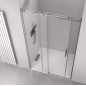 Porte douche THRON ROUND 1300 mm, rouleaux ronds, verre clair Porte douche THRON ROUND 1300 mm, rouleaux ronds, verre clair