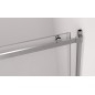 Porte douche THRON ROUND 1300 mm, rouleaux ronds, verre clair Porte douche THRON ROUND 1300 mm, rouleaux ronds, verre clair