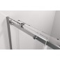 Porte douche THRON ROUND 1300 mm, rouleaux ronds, verre clair Porte douche THRON ROUND 1300 mm, rouleaux ronds, verre clair