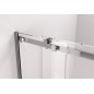 THRON SQUARE porte de douche 1300 mm, rouleaux carrés, verre clair THRON SQUARE porte de douche 1300 mm, rouleaux carrés, verre clair