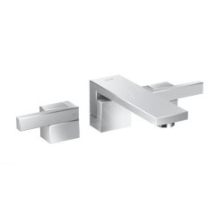 Axor Edge - Mélangeur de lavabo avec bonde, 3 trous, chrome 46060000