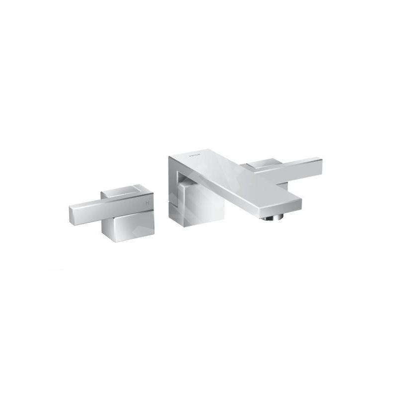 Axor Edge - Mélangeur de lavabo avec bonde, 3 trous, chrome 46060000