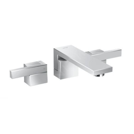 Axor Edge - Mélangeur de lavabo avec bonde, 3 trous, chrome 46060000