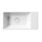 KUBE X lavabo en céramique 50x25cm, pas de trou de robinet, droite/gauche, blanc ExtraGlaze KUBE X lavabo en céramique 50x25cm, pas de trou de robinet, droite/gauche, blanc ExtraGlaze