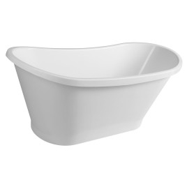 OXFORD Bain de haute qualité 161x65x65cm, Blanc