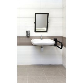 Miroir réglable HANDICAP 40x60cm, noir