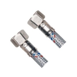 Poignée en acier inoxydable flexible FxF 3/4"x3/4", (L) 30cm