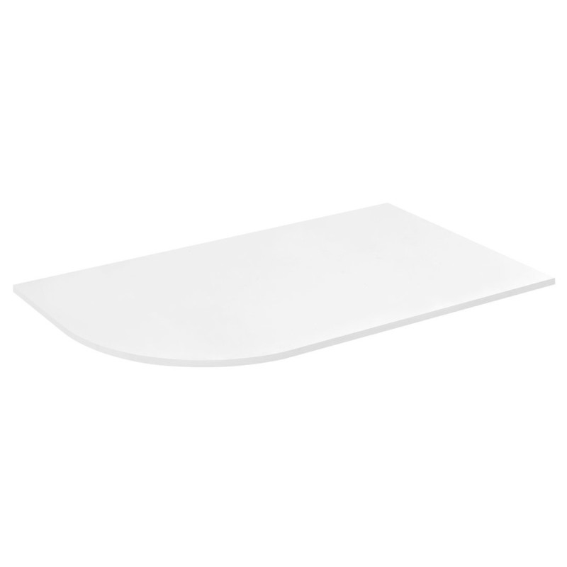 PULSE Rockstone Countertop 755x12x455mm, droit, blanc mat