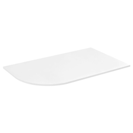 PULSE Rockstone Countertop 755x12x455mm, droit, blanc mat