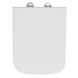 WALTER Siège toilette, SLIM, Doux Fermer, duroplast, blanc