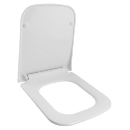 WALTER Siège toilette, SLIM, Doux Fermer, duroplast, blanc