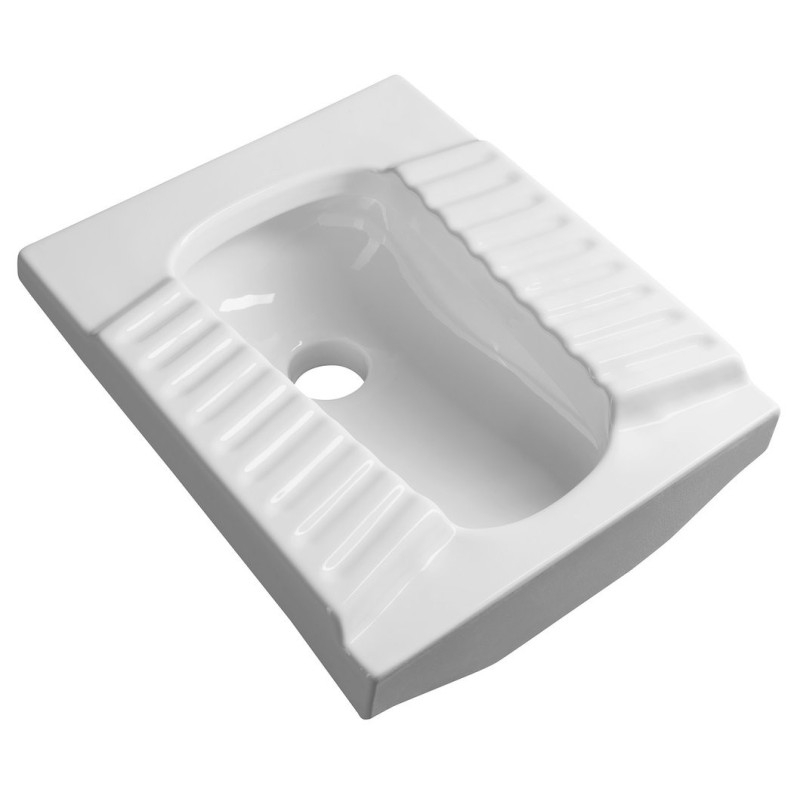 AGADI squat toilette 50x61,5cm, blanc