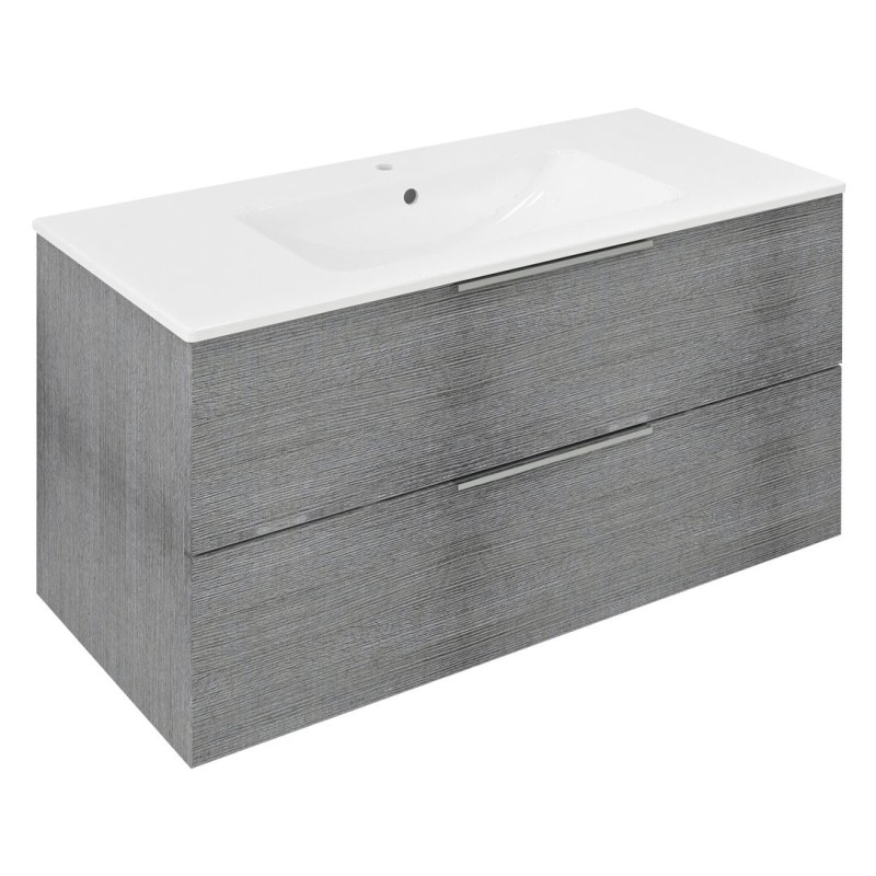 CIRASA Vanity Unité 99,8x52x46cm, chêne argenté