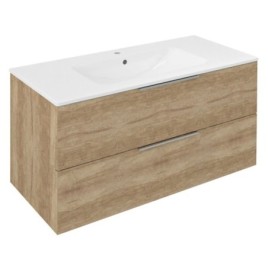 CIRASA Vanity Unité 99,8x52x46cm, chêne Alabama