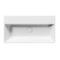 KUBE X lavabo en céramique 70x37cm, pas de trou de robinet, blanc ExtraGlaze KUBE X lavabo en céramique 70x37cm, pas de trou de robinet, blanc ExtraGlaze