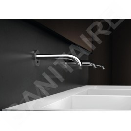 Geberit Piave - Mitigeur de lavabo électronique Piave encastré, sans mélangeur, longueur : 170 mm, alimentation par le réseau,