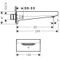 Hansgrohe Metropol - Entrée de baignoire, blanc mat 32543700