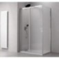 THRON ROUND Écran de douche carré 1000x1000mm, Rollers ronds THRON ROUND Écran de douche carré 1000x1000mm, Rollers ronds