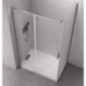 THRON ROUND Écran de douche carré 1000x1000mm, Rollers ronds THRON ROUND Écran de douche carré 1000x1000mm, Rollers ronds