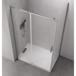 THRON ROUND Écran de douche rectangulaire 1000x900mm, Rollers ronds
