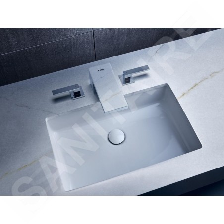 Axor MyEdition - Plaque 245 mm, marbre blanc 47910000