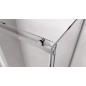THRON ROUND Écran de douche rectangulaire 1100x700mm, Rollers ronds THRON ROUND Écran de douche rectangulaire 1100x700mm, Rollers ronds