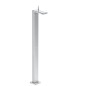 Axor MyEdition - Mitigeur de lavabo à monter au sol avec garniture de vidage Push-Open, chrome/verre mirroir 47040000
